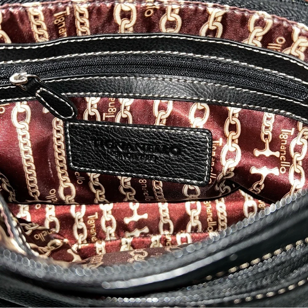 Black Leather Shoulder Bag